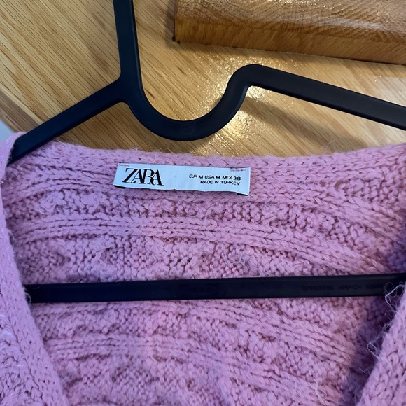 Zara Knit Wrap Sweater - Picture 3 of 9